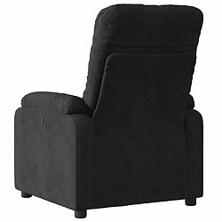 Acheter Maison Chic Fauteuil Relax pour salon, Fauteuil inclinable de massage noir tissu microfibre -GKD37081