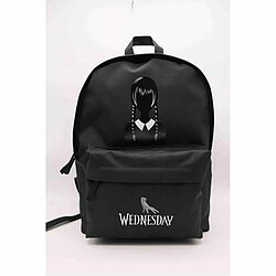 BigBuy Fun Cartable Wednesday Addams Noir 43 x 31 x 13,5 cm