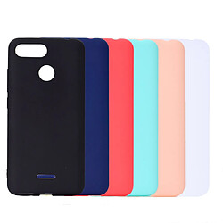 Wewoo Coque Souple Pour Xiaomi Redmi 6 TPU Couleur Bonbons Rouge pas cher