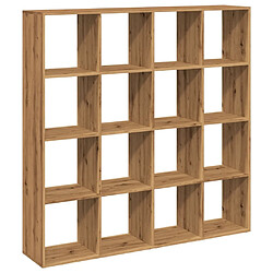 vidaXL Bibliothèque chêne artisanal 102x29x143 cm bois d'ingénierie