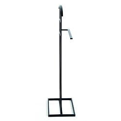 Acheter Pegane Valet de nuit en métal noir - longueur 45 x profondeur 26 x hauteur 101 cm