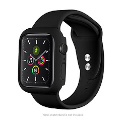 Enkay Coque en TPU caoutchoutée noir pour votre Apple Watch Series 7 45mm