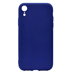 Wewoo Coque Souple Pour iPhone XR Candy Color TPU Case Bleu