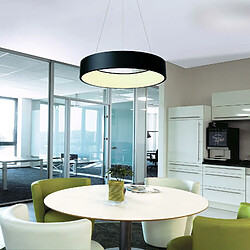 SCULPTORIS 800 Suspension LED 60W CCT Cercle Pendentif Moderne Lustre Lumière Salon Boutique Cuisine 230V 80cm NOIR