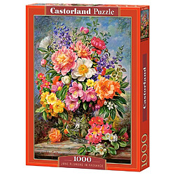 June Flowers in Radiance,Puzzle 1000 Tei - Castorland