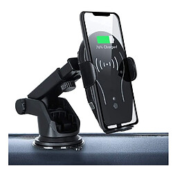 Chrono Support de téléphone pour chargeur de voiture sans fil, chargeur sans fil pour support de ventilation de voiture, charge du capteur de gravité rotatif à 360 ° pour compatible avec iPhone 12/12 Pro/12 Mini/2 Pro Max Samsung Galaxy Note20/20 (noir)