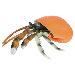 Modèle de Crabe Ermite Simulé Simulation Pour Enfants Modèle Animal Marin Faux Jouet de Crabe Ermite