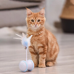 Avis Universal Jouets intelligents interactifs pour chiens et chats Lumière LED Charge USB Turner lumineux PET 360 degrés Jouets de boule de rotation automatique Fournitures pour chats | Jouets pour chats (rose)