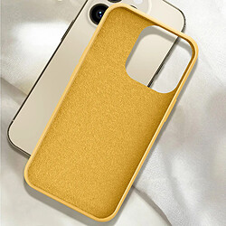 Avis Apple Coque MagSafe Original pour iPhone 14 Pro Max Silicone Toucher Doux Jaune