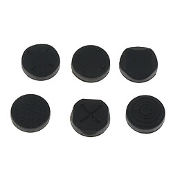 6Pack Poignées Pouces En Silicone Manette Antidérapante Pour Manette Playstation PS Vita PSV1000 2000 Noir