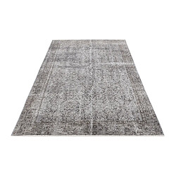 Vidal Tapis de laine 231x127 gris Ultra Vintage pas cher