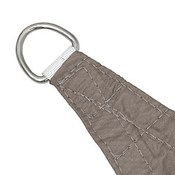 Avis Helloshop26 Voile d'ombrage parasol tissu oxford rectangulaire 4 x 7 m taupe 02_0009712