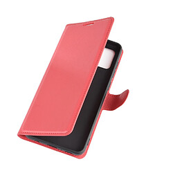 Etui en PU litchi grain cool rouge pour votre Samsung Galaxy A21s