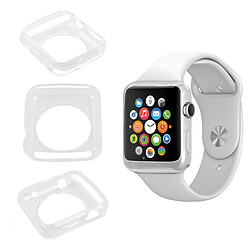 Duragadget Coque de protection TRANSPARENT pour Apple Watch (iWatch) montre écran 42mm