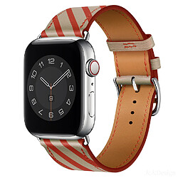 Bande de boucle en cuir de haute qualité bande de montre Apple 5 Scarlet 38 mm ou 40 mm ou 41 mm