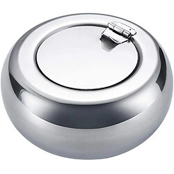 Universal Ashtray With Lid, Stainless Steel Cigarette Cigar Ashtray Bin For Indoor Or Outdoor