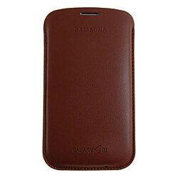 Avis Samsung Cover Pouch Custodia ad Astuccio EFC-1G6LDECSTD per Galaxy S3 I9300 Marrone