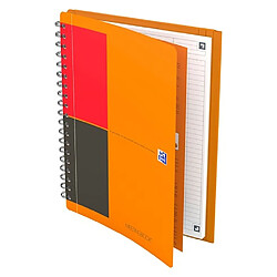 Cahier à spirales Oxford Meetingbook B5 17,6 x 25 cm - blanc ligné - 160 pages