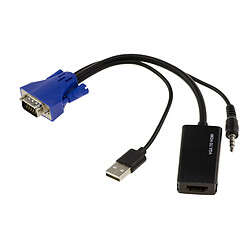 Avis Kalea-Informatique Convertisseur VGA VERS HDMI - Pour utiliser un écran HDMI sur une sortie PC VGA - Avec reprise SON