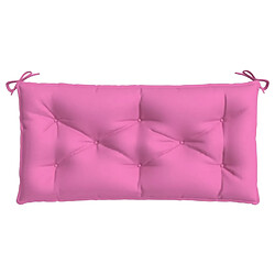 Maison Chic Coussin Confort | pouf | Coussin de banc de jardin rose 110x50x7 cm tissu -GKD10227