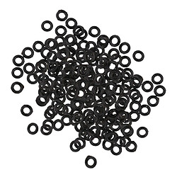 200pcs tige / vols fléchettes pointe joint en caoutchouc joint torique joint rondelle rondelle oeillet noir pas cher