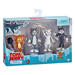 Tom & Jerry Pack de 4 figurines Tom et Jerry 8 cm