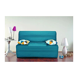 Avis Joe Banquette BZ GEOMETRICO - Tissu turquoise - L 143 x P 101 x H 95 cm