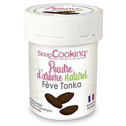 Scrapcooking Arôme alimentaire naturel en poudre 12 g - Fève Tonka