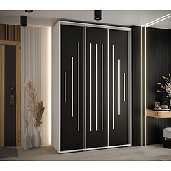 Abiks Meble Armoire Davos 12 À Portes Coulissantes 235,2/160/45 3 Portes