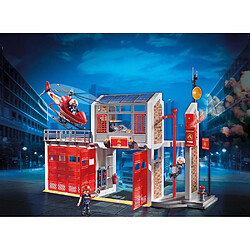 Avis Playmobil® 9462 Playmobil Caserne de pompiers avec hélicoptère 1218