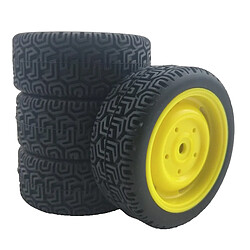 Hex 12mm Sur Les Pneus De Route RC Car Flat Run C Precise Pour Tamiya Couleur Assortie Jaune pas cher