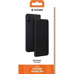 Acheter Bigben Etui Folio noir avec porte-carte intégré pour Xiaomi Redmi 9A