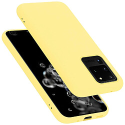 Cadorabo Coque Samsung Galaxy S20 ULTRA Etui en Jaune