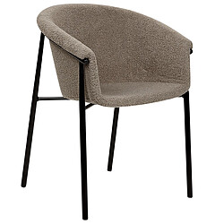 Acheter Beliani Chaise de salle à manger AMES Set de 2 Bouclé Taupe