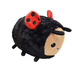 Acheter Universal Adorable coccinelle remplie d'animaux avec visage souriant et ailes rouges coccinelle peluche douce jouet oreiller