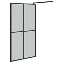 Acheter vidaXL Écran de douche 100x195 cm Verre trempé foncé