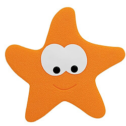 Spirella Lot de 5 Stickers figurines antidérapantes de douche ou baignoire PVC STARFY 13x12,4cm Orange