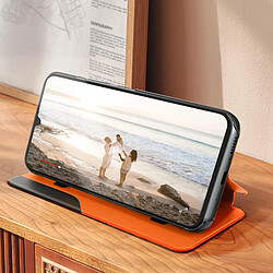 Avis Avizar Étui Folio pour Galaxy A34 5G Clapet Fenêtre D'Affichage Support Vidéo Orange