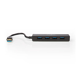 Nedis Hub USB 4 Ports USB 3.0 Noir