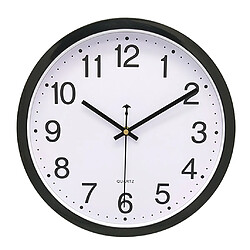 12 "dia quartz horloge horloge analogique pour la cuisine à domicile chambre deocr noir