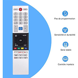 Avis SANAG Remplacement Telecommande Tv Toshiba Ct-8543 Adaptee À Toshiba Fhd Uhd Xuhd Tv-Aucun Reglage Requis