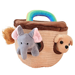 Universal Joueurs Animaux en peluche Jouets sonores avec animaux porteurs Jouets en peluche pour enfants Éducation Peluche douce Petits enfants Bébés Cadeaux | Animaux en peluches