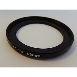 vhbw adaptateur filtre Step UP 43mm-52mm noir pour appareil photo Agfa, Agfaphoto, Canon, Casio, Fujifilm, Kodak, Minolta, Nikon, Olympus