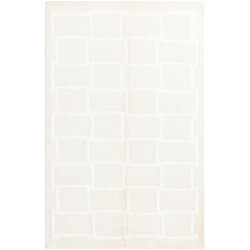 Vidal Tapis de laine 183x117 beige Darya 