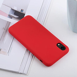 Avis Wewoo Coque TPU antichoc en silicone liquide de couleur solide pour iPhone XR (rouge)