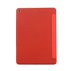 Acheter Etui en PU + silicone avec support tri-pliure rouge pour votre Apple iPad 10.2 (2019)