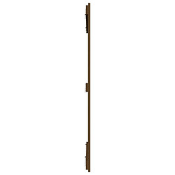 Acheter vidaXL Tête de lit murale Marron miel 95,5x3x110 cm Bois massif de pin