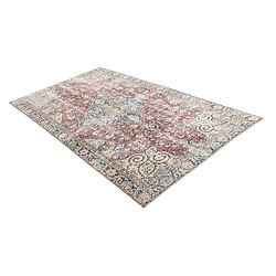 Avis Vidal Tapis de laine 249x140 beige Ultra Vintage