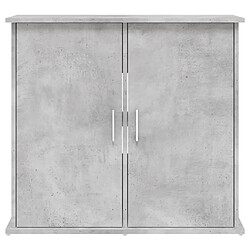 Acheter vidaXL Support pour aquarium gris béton 81x36x73 cm bois d'ingénierie