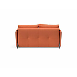 Acheter Inside 75 INNOVATION LIVING Canapé design CUBED 02 ARMS convertible lit 200*140 cm tissu Argus Rust